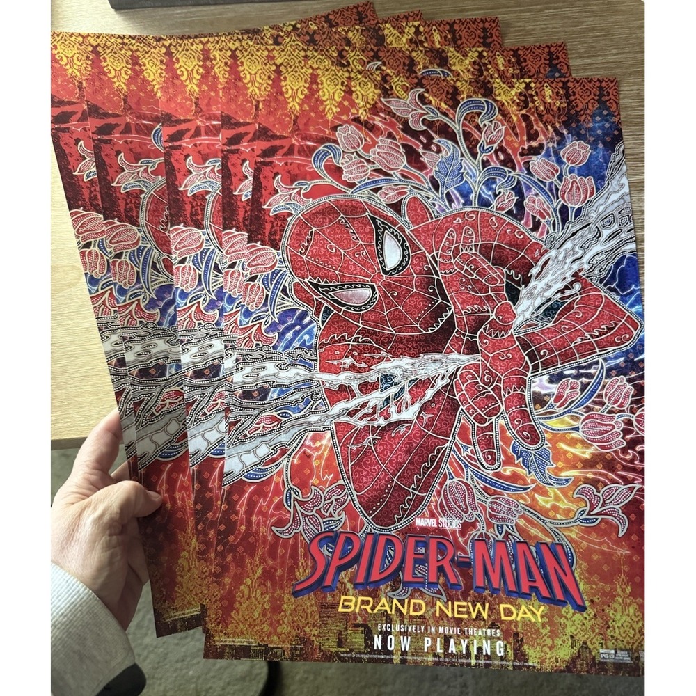 SPIDER-MAN BRAND NEW DAY MOVIE ORIGINAL AMC EXCLUSIVE POSTER 17x11 '26 NEW 5 X